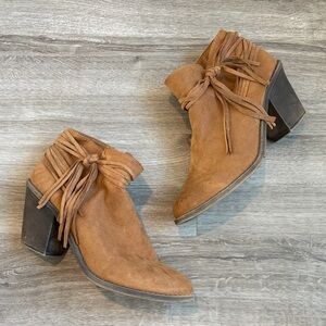 Time And Tru cognac ankle boots